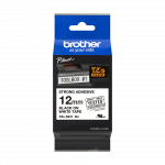 Brother TZe S231 laminuota pastiprinta juostelė 12 mm balta/juodas tekstas