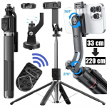 Teleskopinis trikojis stovas telefonui 220 cm P230TK