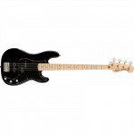 FENDER SQUIER AFFINITY SERIES PRECISION BASS PJ Maple Fingerboard, Black Pickguard, Black 4 stygų bosinė gitara