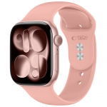 Kiti Tech-Protect  Tech-Protect Silicone Strap for Apple Watch 44 / 45 / 46 / 49 mm - Pink