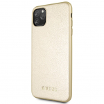 Nugarėlės dėklai Guess Apple iPhone 11 Pro Max Iridescent PU Hard Case Gold
