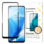 Apsauginiai stiklai Wozinsky Wozinsky Super Tough Full Glue Tempered Glass Full Screen With Frame Case Friendly OnePlus Nord N200 5G Black