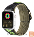Dirželis Dux Ducis Strap (Outdoor Version) strap for Apple Watch Ultra, SE, 8, 7, 6, 5, 4, 3, 2, 1 (49, 45, 44, 42 mm) nylon band bracelet Black Green