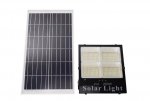 LED 200w lauko &scaron;viestuvas su lcd ekranu pasikraunantis nuo saulės su valdymo pulteliu
