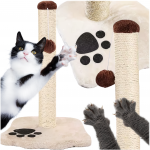 Drapakas Katėms su Sizaliniu Stulpu ir Kamuoliu