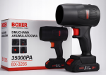 Akumuliatorinis sniego ir lapų pūstuvas su dviem akumuliatoriais 24 V, 1500 mAh, BOXER BX-3285