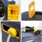 Automatinis Sieninis Sodo Žarnos Ritės Susukėjas 1/2" 30m Rinkinys