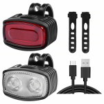 Dviračio LED Lemputė Priekyje ir Gale