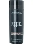 TOPPIK - Plaukų efektą sukurianti pudra HAIR BUILDING FIBERS (DARK BROWN), 27,5 g