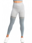 GYMHERO - Moteri&scaron;kos tamprės, GymHero Leggins Stripes GRAPHITE