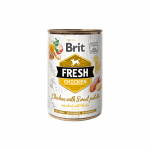 Brit Fresh Chicken & Sweet Potato konservai &scaron;unims - 400g
