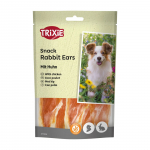 Trixie triu&scaron;ių ausys su mink&scaron;ta vi&scaron;tiena, skanėstas &scaron;unims, 80 g