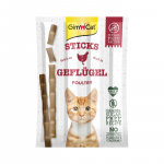 GimCat Adult Poultry pagaliukų skanėstai katėms