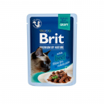 Brit Premium Delicate Beef konservai katėms padaže - Dėžė - 24 x 85g