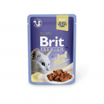 Brit Premium Delicate Beef konservai katėms drebučiuose - Dėžė - 24 x 85g