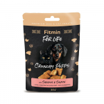 Fitmin for Life Crunchy Puffs Shrimps & Salmon tra&scaron;kūs skanėstai &scaron;unims ir katėms, 50 g