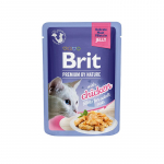 Brit Premium Delicate Chicken konservai katėms drebučiuose - 85g
