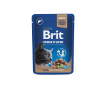 Brit Premium Liver for Sterilised konservai katėms - Dėžė - 24 x 100g