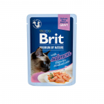 Brit Premium Delicate Salmon Sterilised konservai katėms padaže - 85g