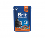 Brit Premium Salmon for Sterilised konservai katėms - Dėžė - 24 x 100g
