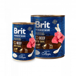 Brit Premium by Nature Beef with Tripe konservai &scaron;unims - Dėžė - 6 x 400g