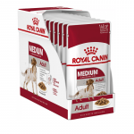 Royal Canin Medium Adult konservai &scaron;unims padaže - Dėžutė - 10vnt
