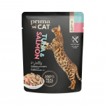 PrimaCat Tuna & Salmon Jelly konservai katėms drebučiuose - Dėžė - 24 x 50g