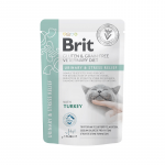 Brit Veterinary Diets Urinary & Stress Relief konservai katėms - Dėžė - 12vnt x 85g