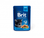 Brit Premium Chicken Chunks Kitten konservai kačiukams - 100g