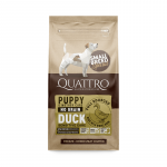 Quattro Puppy & Mother Care Small Breed Duck sausas maistas &scaron;uniukams - 7kg