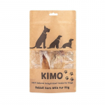 Kimo Rabbit Ears with Fur skanėstai &scaron;unims 50 g