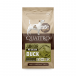 Quattro Junior Small Breed Duck sausas maistas &scaron;unims - 7kg