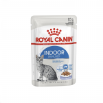Royal Canin Indoor Sterilised konservai katėms drebučiuose - 85g