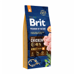 Brit Premium by Nature Adult M sausas maistas &scaron;unims - 15kg