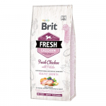 Brit Fresh Chicken with Potato Puppy sausas maistas &scaron;uniukams - 2.5kg