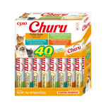 Churu Multipack skanėstų rinkinys katėms su vi&scaron;tiena ir papildomais skoniais, 40 vnt