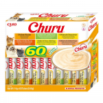Churu Multipack skanėstų rinkinys katėms su vi&scaron;tiena ir papildomais skoniais, 60 vnt