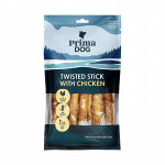 PrimaDog Twisted Stick with Chicken kauliukai &scaron;unims - 400g