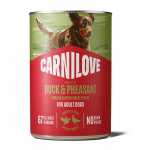 Carnilove Adult Duck & Pheasant pa&scaron;tetas &scaron;unims - 400g