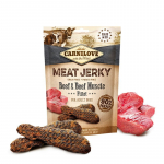 Carnilove Meat Jerky Beef & Beef Muscle Fillet skanėstai &scaron;unims 100 g