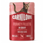 Carnilove Turkey Valerian konservai katėms padaže - Dėžė - 24 x 85g
