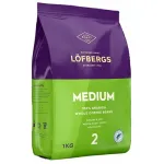 L&ouml;fbergs Medium Roast vidutinio skrudinimo kavos pupelės, 1kg