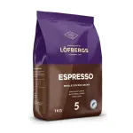 L&ouml;fbergs Espresso Whole kavos pupelės espresui, 1kg