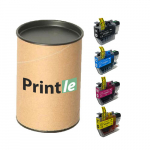 Brother LC-421XL kasečių rinkinys c/m/y/bk (Printle) LC421XL (su mikroschema)