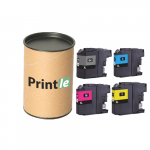 Brother LC-223 kasečių rinkinys c/m/y/bk (Printle) LC223 (su mikroschema)