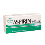 Aspirin 500 mg tabletės N20