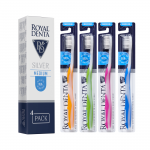 ROYAL DENTA vidutinio kietumo dantų &scaron;epetėlių rinkinys SILVER MEDIUM N4