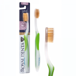 Royal Denta mink&scaron;tas dantų &scaron;epetėlis su aukso dalelėmis Gold Soft N1