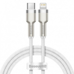 Baseus Cafule Type-C to Lightning PD2 20W 1m greito įkrovimo kabelis, baltas