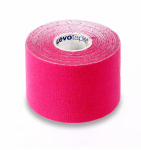 LEVOTAPE 5 cm x 5 m kinezioteipas, rožinės spalvos
